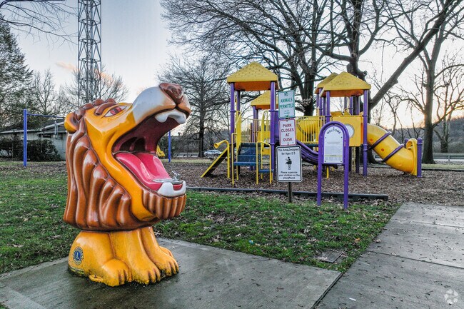 Kids can play at the playground at local parks in Ambridge.