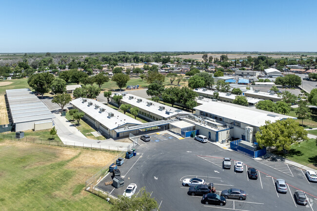 A view of Hazel M. Bailey Primary School in Firebaugh.