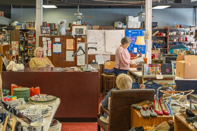 Thrifty Fifty in Woodlawn offers vintage finds and secondhand treasures.