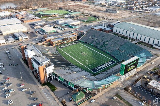 Highlawn residents can watch the historic Marshall football team just a few minutes away.
