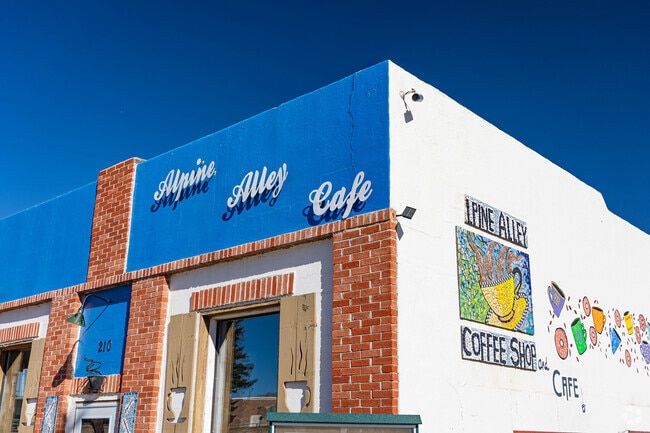 Alpine Alley is a quirky cafe and Mountainair's only business of its kind.
