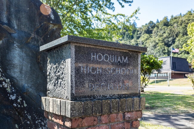 Hoquiam High School has a marching band and a cheer squad.