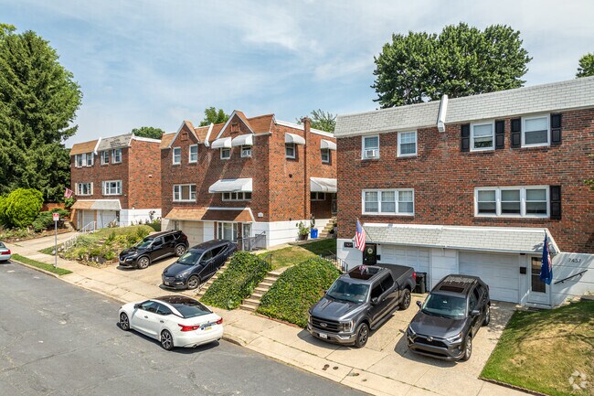 The brick twin is a common home style found throughout Upper Roxborough.