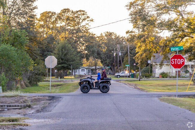 You'll find Hayes residents out after work riding bikes or riding ATV's.