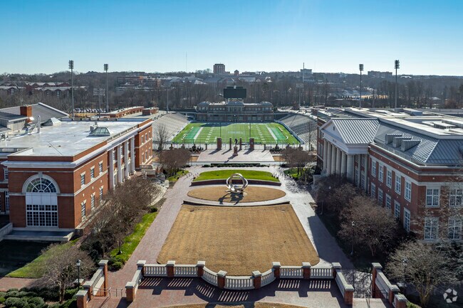 Residents of Mallard Creek-Withrow Downs can catch a UNCC game at Jerry Richardson stadium.