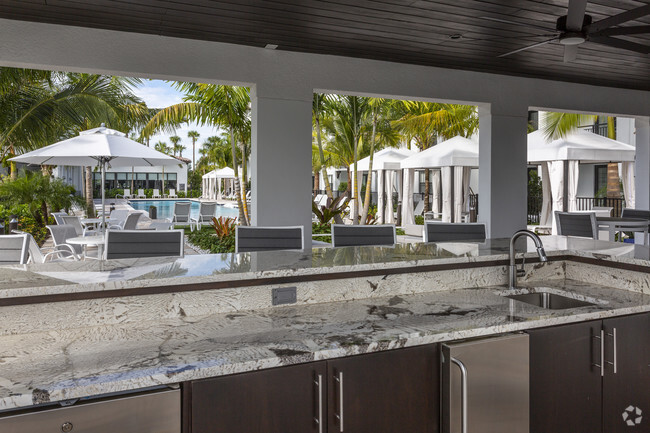 Bar Area Overlooking Pool