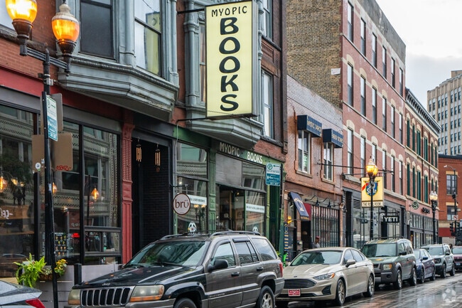 Myopic Books is a local bookstore in Wicker Park.
