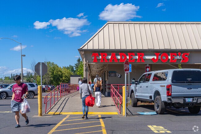 Shop for groceries at the nearby Trader Joe's.