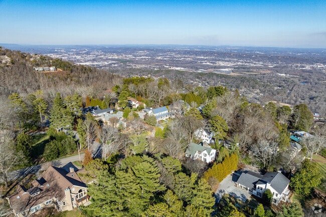 Some Lookout Mountain homes have a view of Chattanooga.