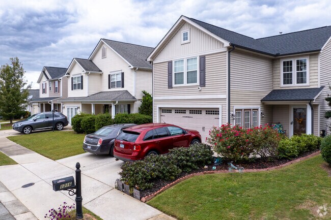 New homes line the streets of the McConnell neighborhood.