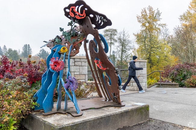 Tidal Pool by Mary Anne Baker adds artistic flair to scenic Foothills Park.