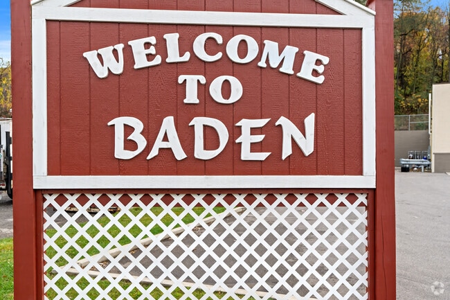 Baden is a borough dating to 1838 and is 20 miles northwest of Pittsburgh in Beaver County.