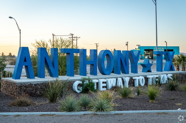 Anthony proudly stands as the gateway to Texas.