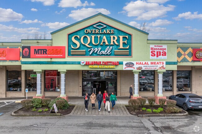 Overlake Square Mall has a wide variety of dining and shopping options in Northeast Bellevue.
