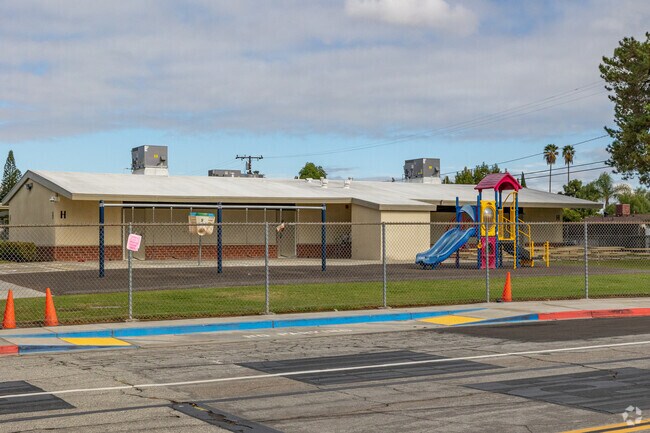 Your kids will not want to leave the play area at Earl Warren Elementary School.