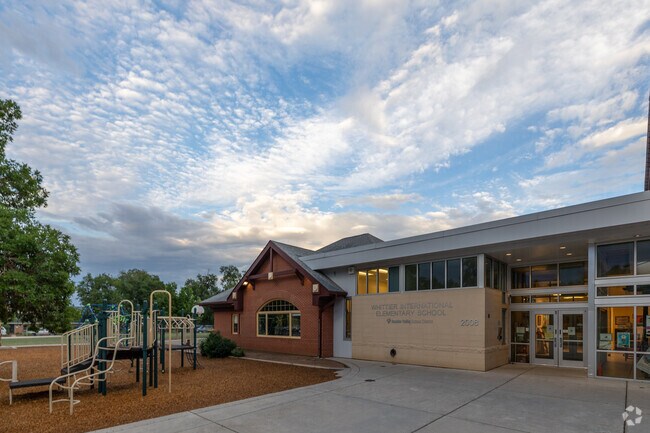 Whittier Elementary School emphasizes academic excellence and personal growth.