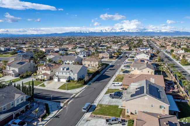 Newer homes are available in Mira Loma, CA.