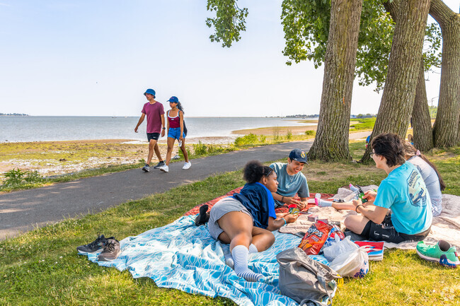 Enjoy scenic walks and nature at Long Wharf Nature Preserve in The Hill, New Haven.