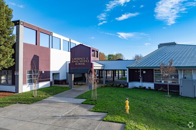 Educational opportunities abound at Lawrence E. Jones Middle School.