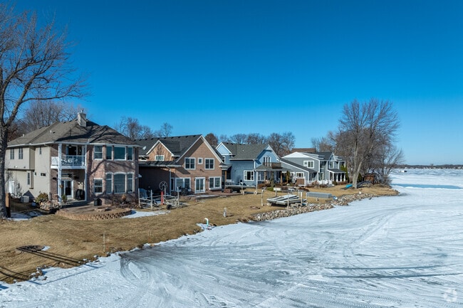 Homes on the shore of Forest Lake are highly sought after.