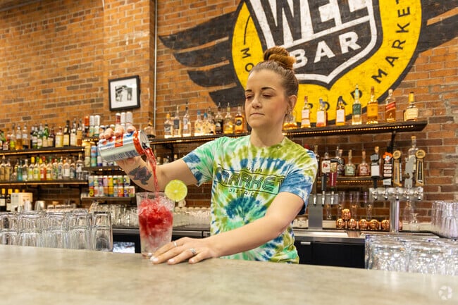 The Wel Bar in Mother Road Market is a perfect place for a happy hour in Renaissance.