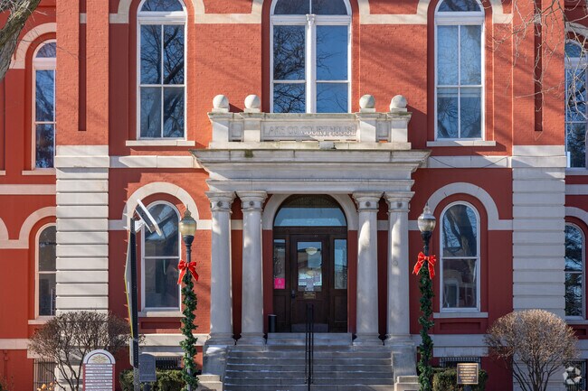 Crown Point is the seat of Lake County, Indiana and hosts many county office buildings.
