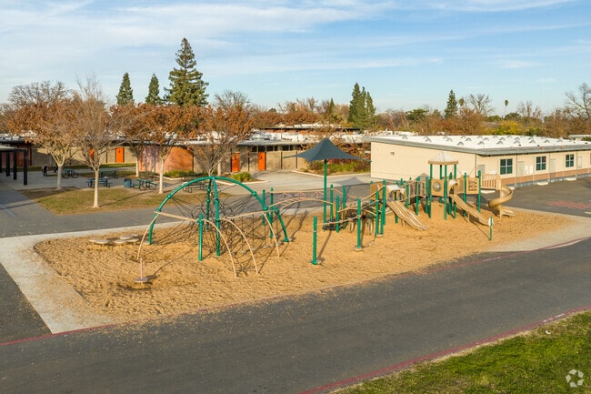 Your kids will love the playground at Thomas Edison Elementary School.