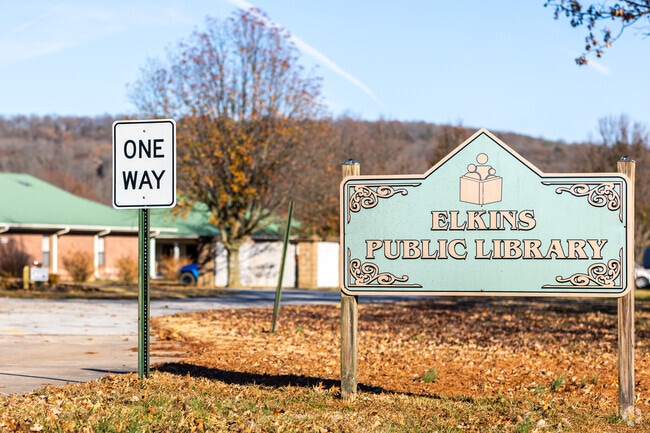 Elkins is home to Elkins Public Library.