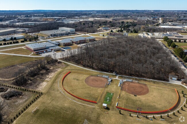 Students can use the new sports facilities at Silver Spring Intermediate School in Sussex, WI.