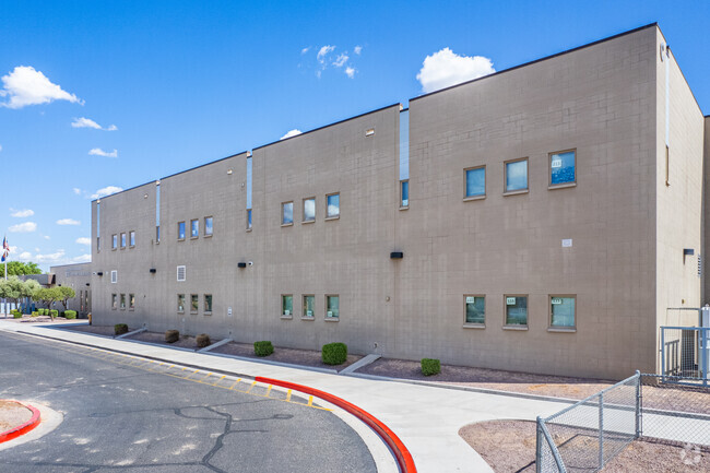 The main building at Rogers Ranch School in Laveen.