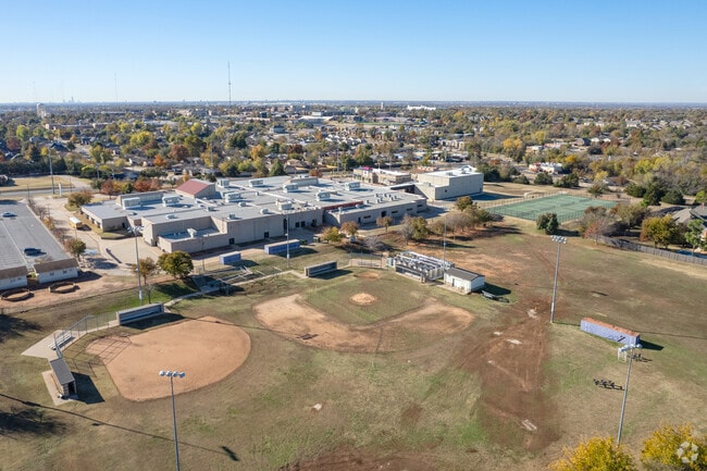 Sequoyah Middle School students can play baseball and softball on campus.