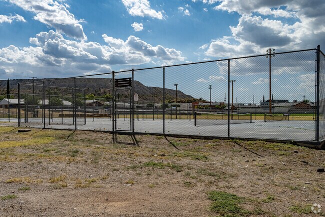 Students are proud of the tennis program at Bagdad High School in Bagdad.