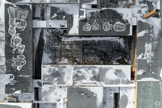 This is a top down view of Curtis Middle School.