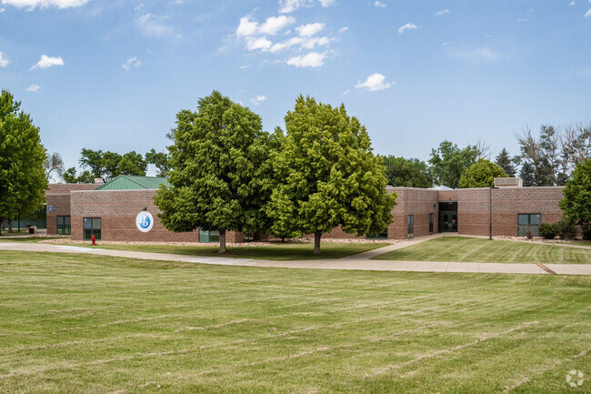 The main building at Semper Elementary School in Broomfield, Colorado.