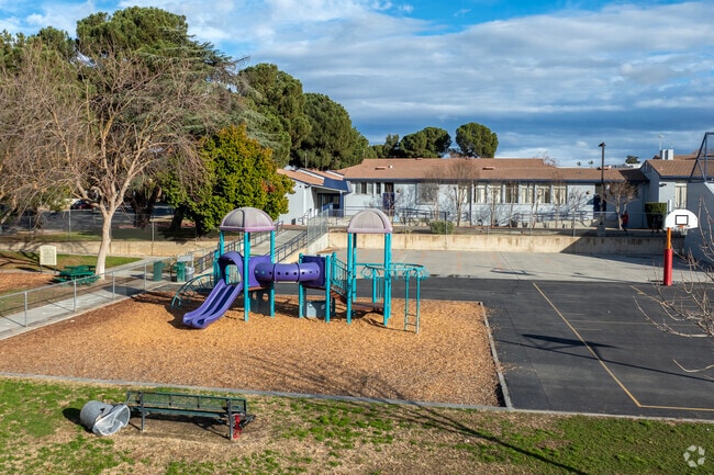 The playground at Hamilton School in Fresno.