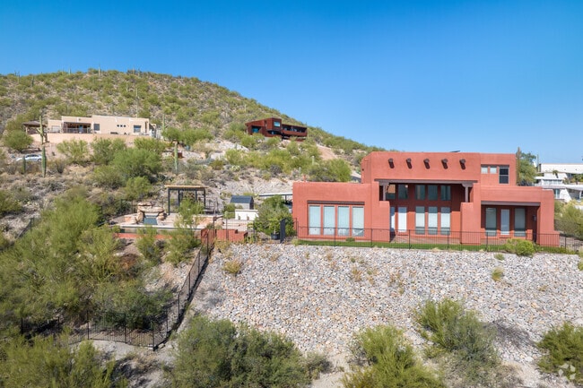 Up on the Tucson Park West #1 hills you'll see these Southwestern-style homes dotting the landscape.
