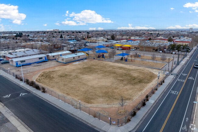 Large grass field at La Mesa Elementary.