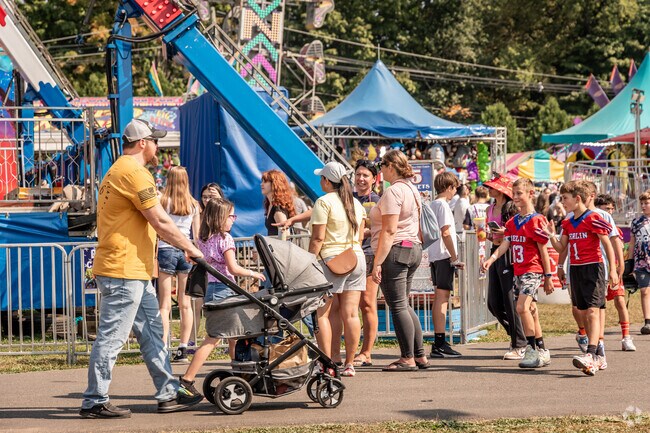 The Berlin Fair usually includes local crafts, agricultural exhibits, and various contests.