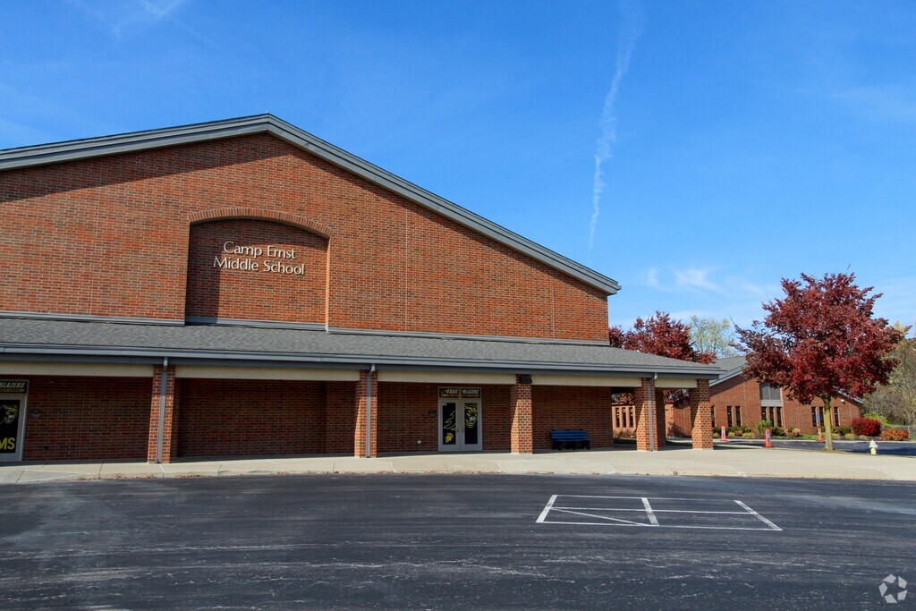 Camp Ernst Middle School serves students in the Burlington community.