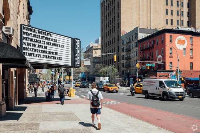 The Village East is an iconic movie theater, that shows both independent and mainstream films.