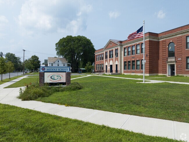 South Glens Falls Middle School is located in Saratoga County and houses grades seven to nine.
