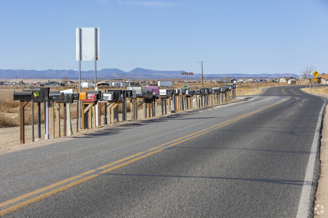 You’re likely to meet a new neighbor while checking the mail in Wineglass Acres in Chino Valley.