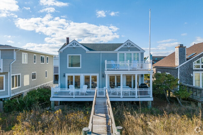 Oceanfront homes in South Bethany feature private beach access.