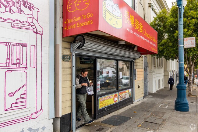 Ocean Avenue in Ingleside is lined with small, locally-owned eateries.