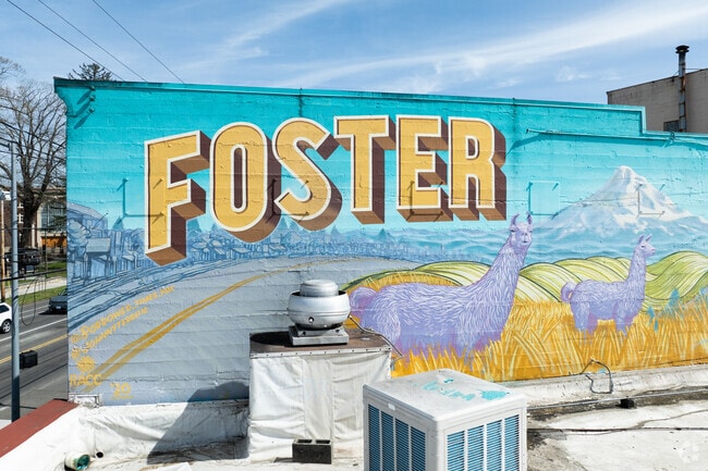 Residents of the neighborhood can head over to Foster Road for dining and shopping.