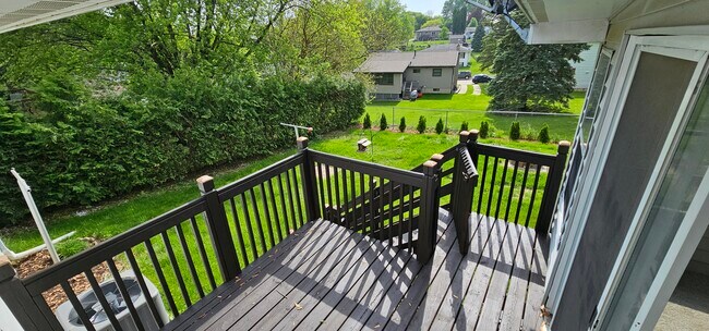 Backyard deck