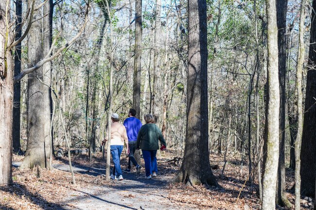 Clinton Community Nature Center offers clearly marked trails in a serene atmosphere.