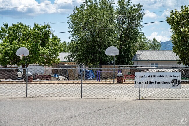 Students love to play basketball at Glassford Hill Middle School in Prescott.
