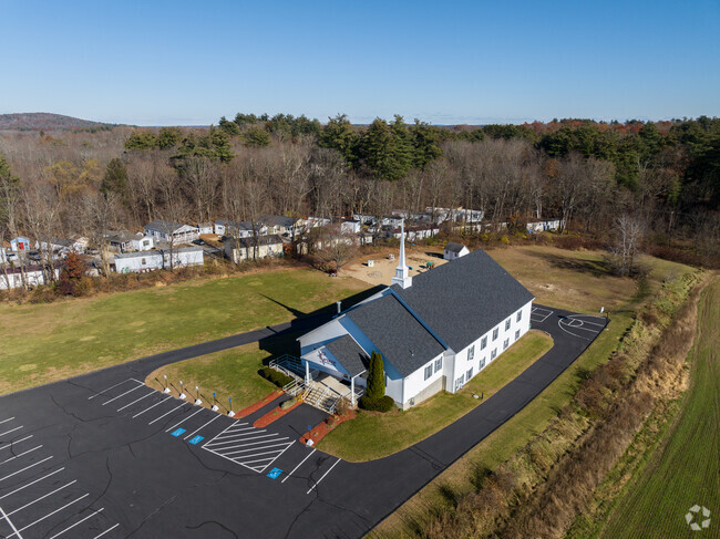 Play outside at the playground or on the basketball court at the Pepperell Christian Academy.
