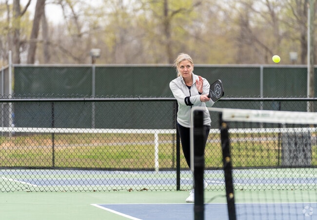 Residents of Highland Creek enjoy staying active, pickleball is one of the ways.